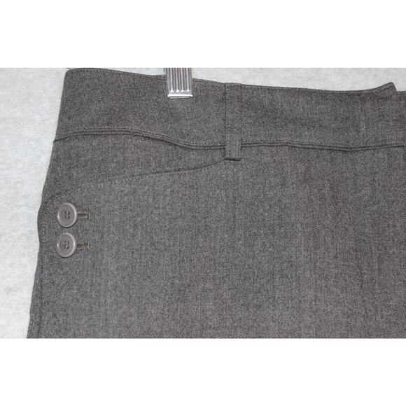 Talbots Womens Wool lined Capri Wide Leg pants Gray Size 12 - Picture 3 of 8